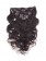 22” 9pcs #2 Dark Brown Body Wave 100% Remy Hair Clip in Hair Extension