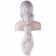 Cosplay Wigs Long Hair Heat Resistant Curly Wave Hairs for Women (silver white)